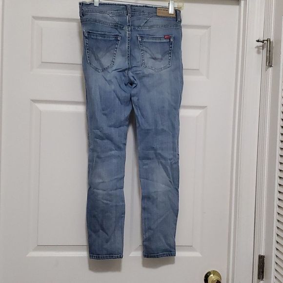 - ONLY JEANS light wash skinny studded jeans - Picture 2 of 9